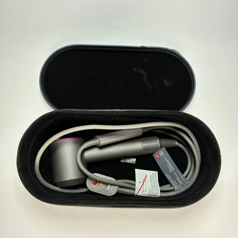 Dyson Supersonic Gray Pink Iron ALCI Plug Leakage Circuit Interrupter Hair Dryer